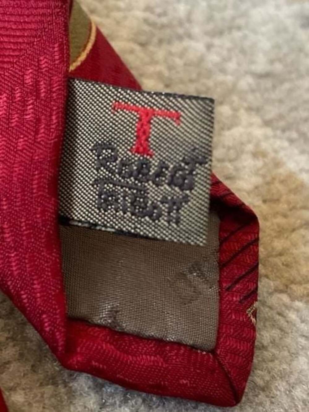 Robert Talbott Studio Gallagher Red Silk Necktie … - image 5